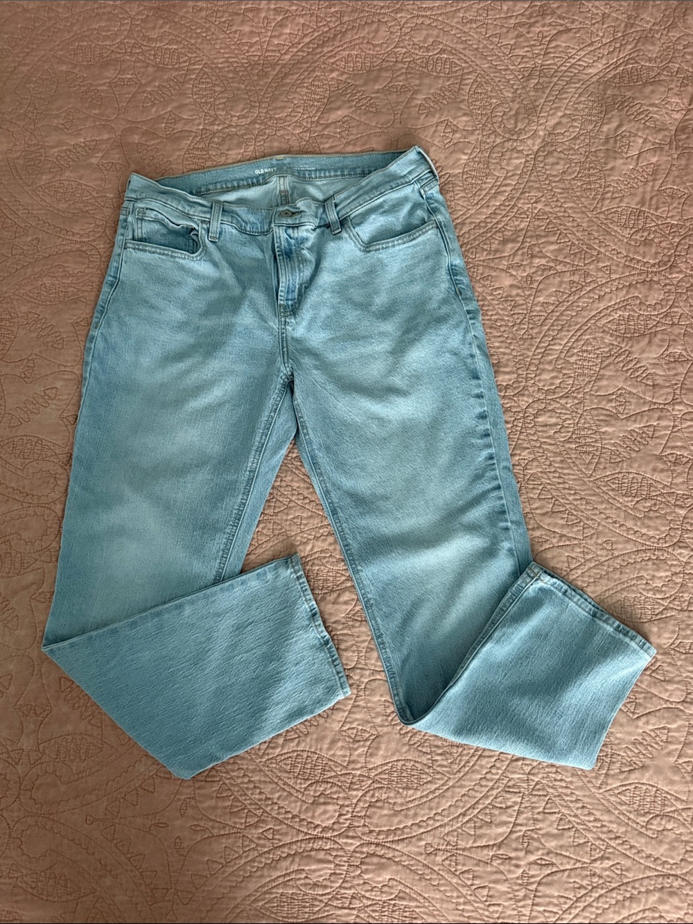 Old Navy Light Wash Straight Leg Jeans